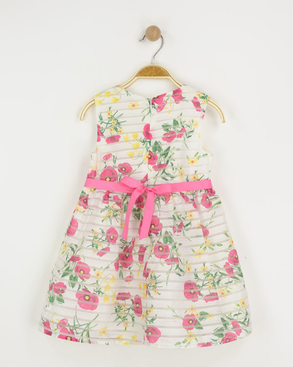 Picture of PT2403 GIRLS SMART FLOWER DRESS (4-16 YEARS)